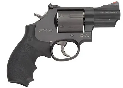 S&W M386SCS 357 2.5 SC Black 