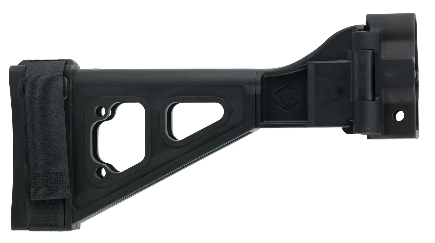 SB Tactical SBT5A Folding Pistol Stabilizing Brace for HK MP5, Black - SBT5A-01-SB