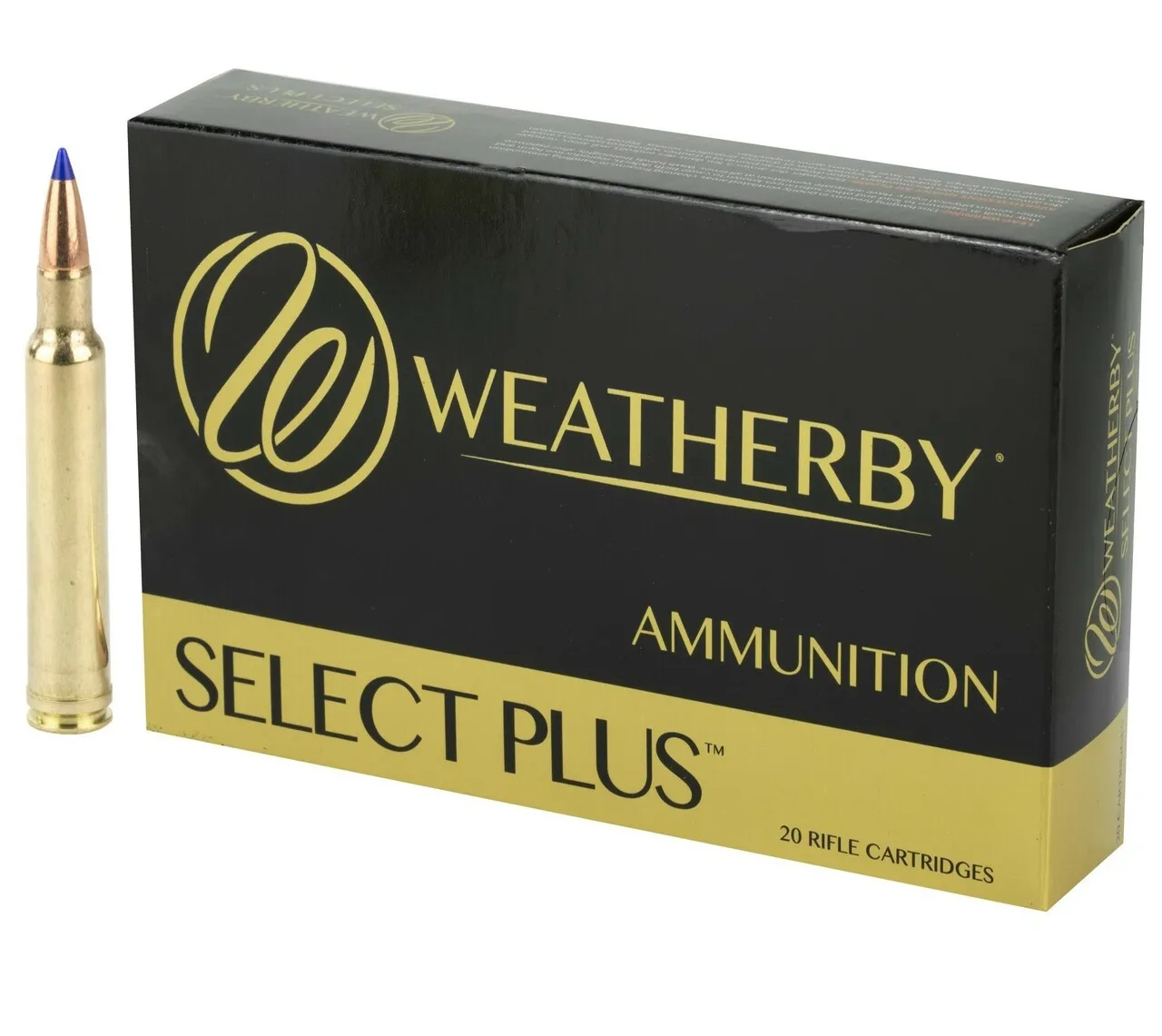 Weatherby Select Plus 257 Weatherby Mag 110 grain AccuBond Rifle Ammo, 20/Box - N257110ACB