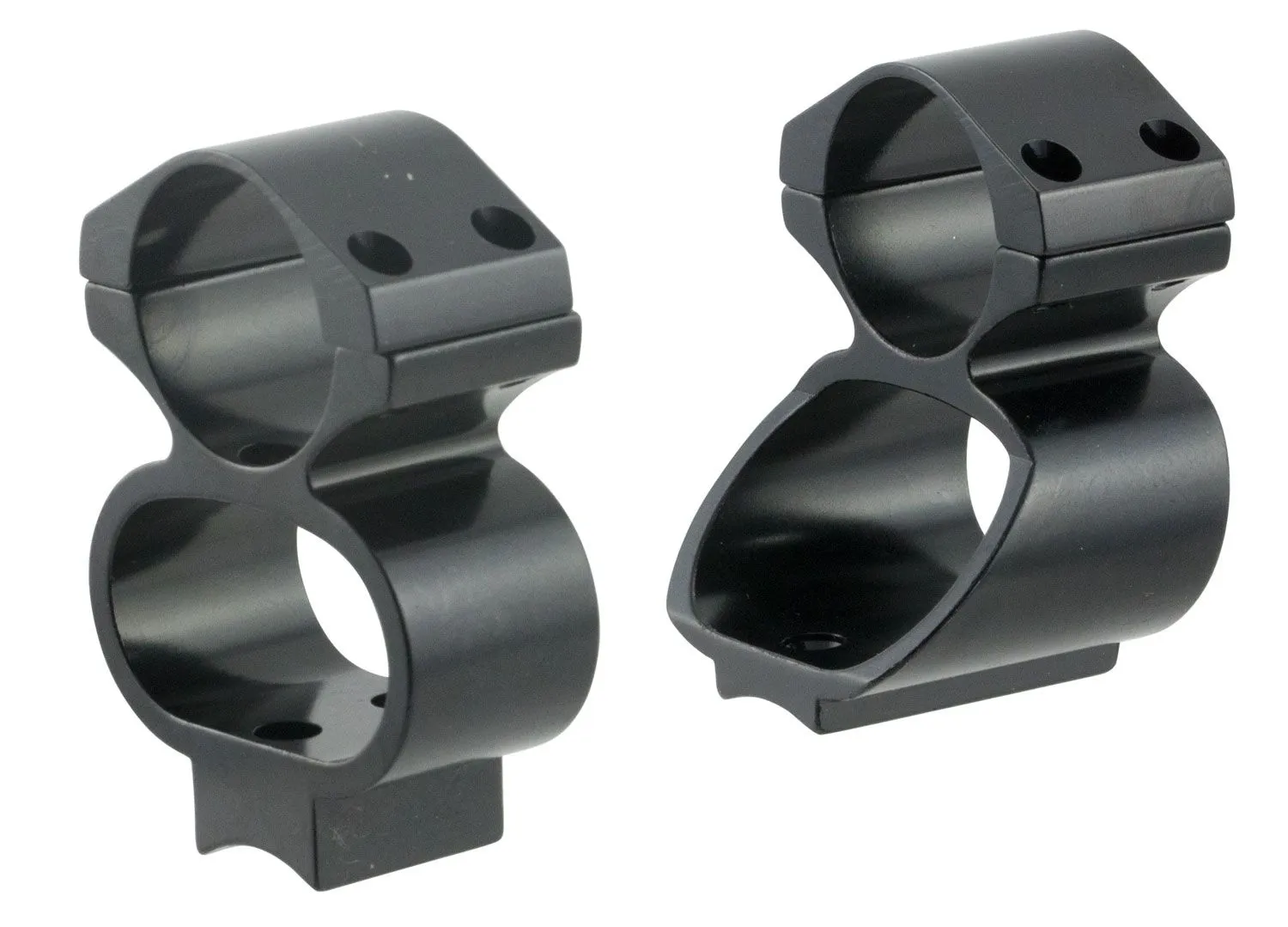 Ironsighter Marlin 336/444/45/70 Aluminum Alloy See-Thru Scope Mount, Black - 710