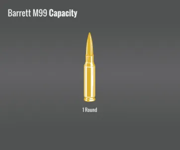 Barrett M99 Capacity