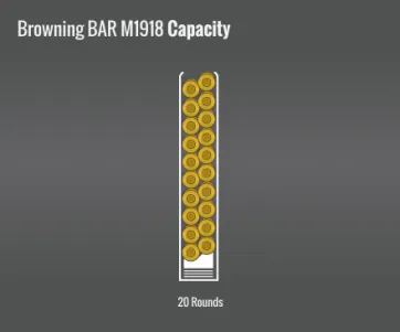 Browning Bar M1918 Capacity