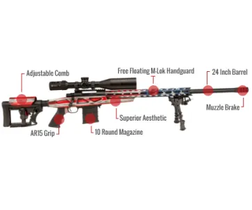 Howa Hcr American Flag Chassis Feature
