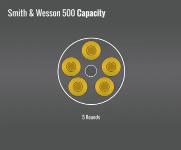 Smith & Wesson 500 Capacity