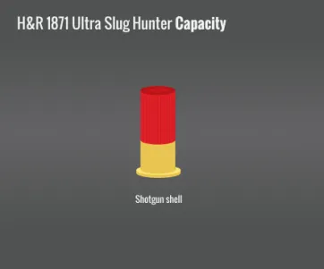 H&R 1871 Ultra Slug Hunter Capacity