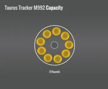 Taurus Tracker M992 Capacity