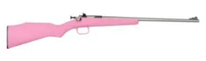 Crickett Single Shot 22 Long Rifle W/stainless Barrel/pink S