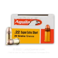 22 Short - 29 gr CPRN - Super Extra - High Velocity - Aguila - 50 Rounds