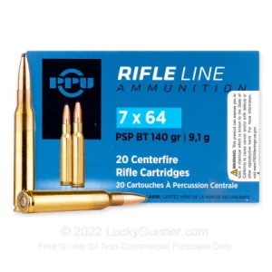 7x64mm Brenneke - 140 Grain PSPBT - Prvi Partizan - 20 Rounds