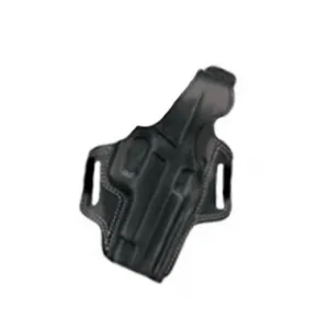 Galco Fletch High Ride Belt Holster for 1911 5-Inch Colt, Kimber, Para, Springfield (Black, Right-hand)