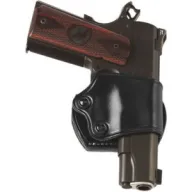 Galco YAQ213B Yaqui Slide Belt Holster w 1911, Bersa .380, Kahr 9/40, Left - BLK