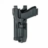 Blackhawk 44H525PL-L Serpa Level 3 Xiphos Duty Plain For S&W M&P Sig Pistol W/WO Thumb Safety - Holster Only