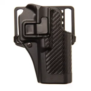Blackhawk SERPA CQC Belt Loop/Paddle For Glock 38 Active Retention Holster, RH, Carbon Black