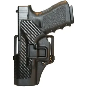 Blackhawk Serpa CQC Carbon Fiber Holster for Glock 17/22/31, Left H - 410000BK-L