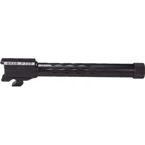 Faxon Sig P320 Fullsize 9mm - Flame Flute Threaded Blk