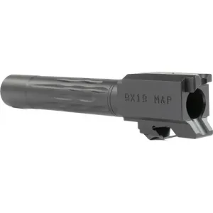 Faxon S&w M&p 2.0 Compact 9mm - Flame Flute Non-threaded Blk!