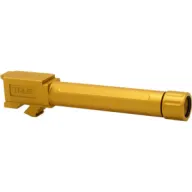 True Precision Glock 19 Barrel - Threaded Gold Tin