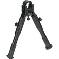 Utg Bipod Clamp On Center Ht - 6.2"-6.7" W/rubber Foot Pads