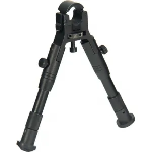 Utg Bipod Clamp On Center Ht - 6.2"-6.7" W/rubber Foot Pads