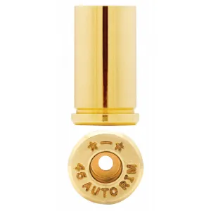 Starline Brass Unprimed Cases, Star 45rimeup-50 Unp Brass 45 Auto Rim