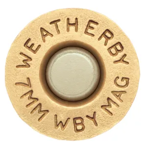 Weatherby Unprimed Cases, Wthby Brass7mm Up Brass 7mmwby 20