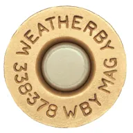 Weatherby Unprimed Cases, Wthby Brass333 Up Brass 338378 20
