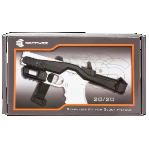 Recover Innovations Inc Tactical 20/20 Stabilizer Kit, Rec 20/20h-01 Stabilizer Kit S Blk +g7/adapt Glock