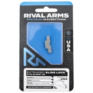 Rival Arms Slide Lock, Rival Ra-ra80g004d Slide Lck Ext Glock 42 Ss