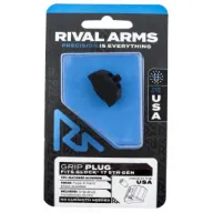 Rival Arms Grip Plug, Rival Ra-ra75g121a Grip Plug Glock 17 Gen5 Blk