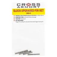 Cross Armory 4 Pin Set, Cross Crg4pssv Glock 4 Pin Set - Gen 4 - Silver