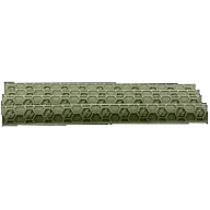 Hexmag Rail Covers, Hex Hxmlcfde Mlok Slot Cover Fde 4pk