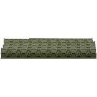 Hexmag Rail Covers, Hex Hxkmcfde 7slot Keymod Cvr Fde 4pk