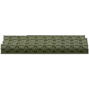Hexmag Rail Covers, Hex Hxkmcfde 7slot Keymod Cvr Fde 4pk