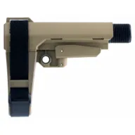Sb Tactical Ar Brace, Sbtact Sba3-02-sb Sba3 Fde W/6 Pos Carbine Ext