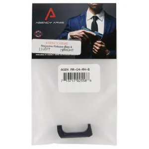 Agency Arms Magazine Release, Agency Mr-g4-rh-b Mag Release Gen4 Blk Rh