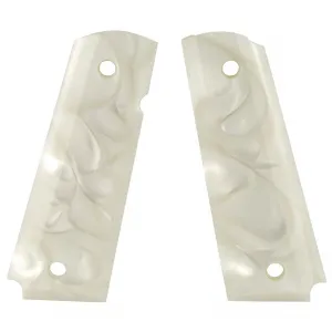 Hogue Grip 1911 Govt Pearl Ambidextrous Wht