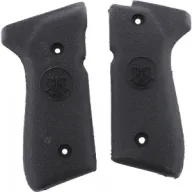Beretta Grips 92/96 Series - Rubber Smooth Black