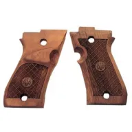 Beretta 87 Target Grips - Wood Checkered Right Hand