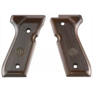 Beretta 92/96 Grips Wood - Walnut With Medallion