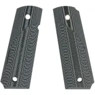 Pachmayr Dominator G10 Grips - For 1911 Gray/black Checkered