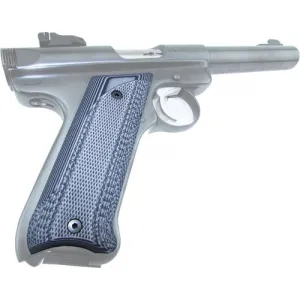 Pachmayr Dominator G10 Grips - Ruger Mk Ii/iii Gray/blk Check