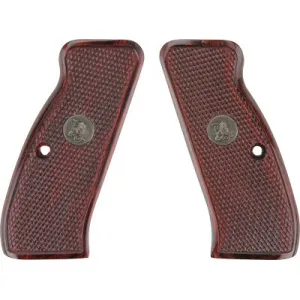 Pachmayr Laminated Wood Grips - Cz 75/85 Rosewood Checkered
