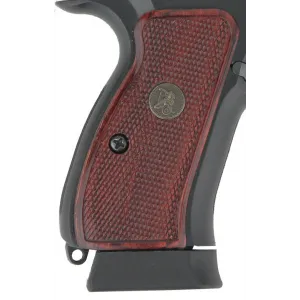 Pachmayr Laminated Wood Grips - Cz 75 Compact Rosewood Checker