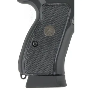 Pachmayr Laminated Wood Grips - Cz 75 Compact Charcoal Checker