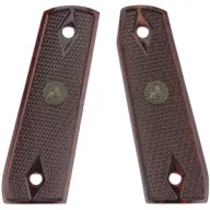 Pachmayr Laminated Wood Grips - Ruger 22/45 Rosewood Checkered