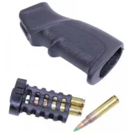 Guntec Ar15 T32 Pistol Grip - Rubber Overmold Black