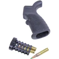 Guntec Ar15 T37 Pistol Grip - Rubber Overmold Black