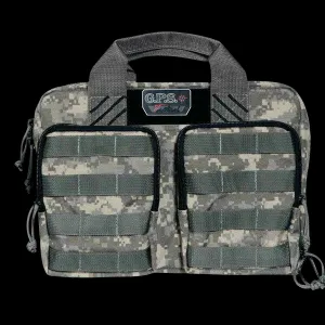 G*outdoors Tactical Quad, Gpst1309pcdc Tact Quad 2 Pistl Range Bag Fll Digi