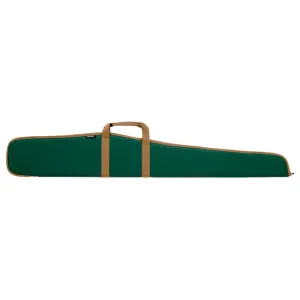 Bulldog Shotgun Case 52" Green - W/ Tan Trim 5/8" Padding