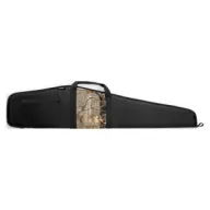 Bulldog Deluxe Rifle Case 44" - Black W/ Aphd Camo Panel